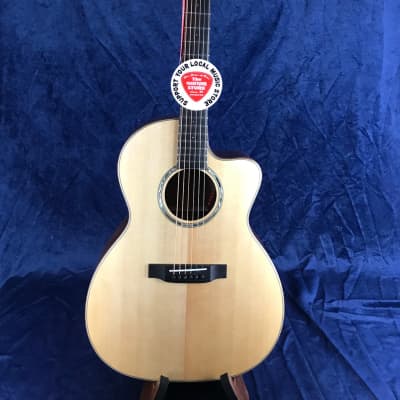 Auden Artist Mahogany Chester Model Spruce Top Cutaway in Hard Case image 1