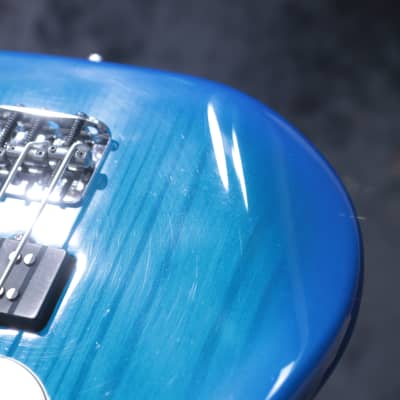 Fender Precision Bass Deluxe Blue Burst 4-String Electric Bass w/Case #N7248398 image 14