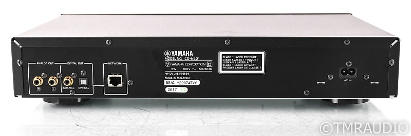 Yamaha CD-N301 Streaming CD Player; CDN301; Airplay; Remote (100V