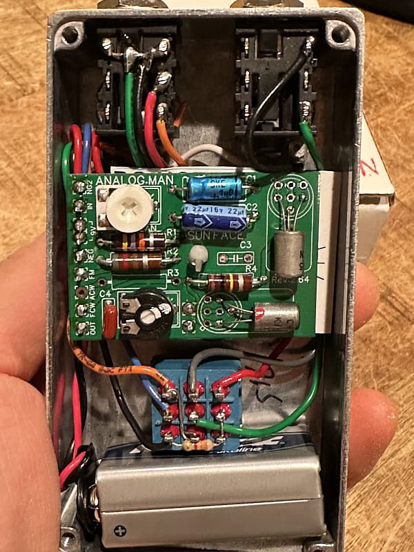 SUNFACE CV7005　ANALOG.MAN Analogman Sun Face CV7005 Germanium Fuzz | Reverb