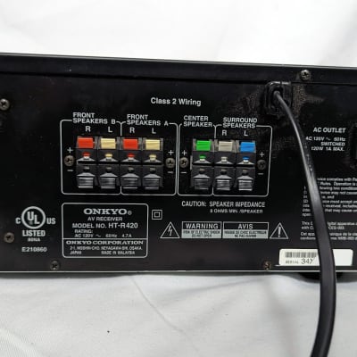 Onkyo HT-R420 5.1 ch Stereo AV Receiver Tuner Amplifier - Black image 10