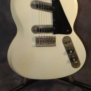 Video Demo RARE Gibson SG 250 Single Coil Pickups Pro Setup Hardshell Case 1971 White Refin image 2