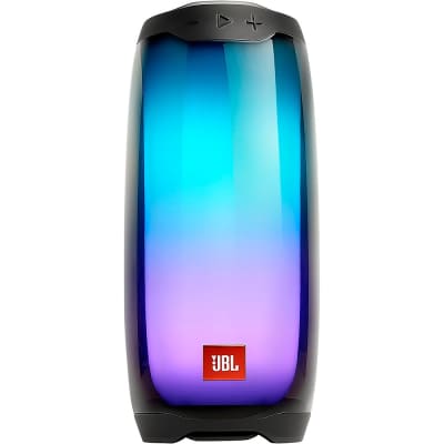 JBL Pulse 4 Waterproof Portable Bluetooth Speaker with Built-in Light Show Regular Black image 1