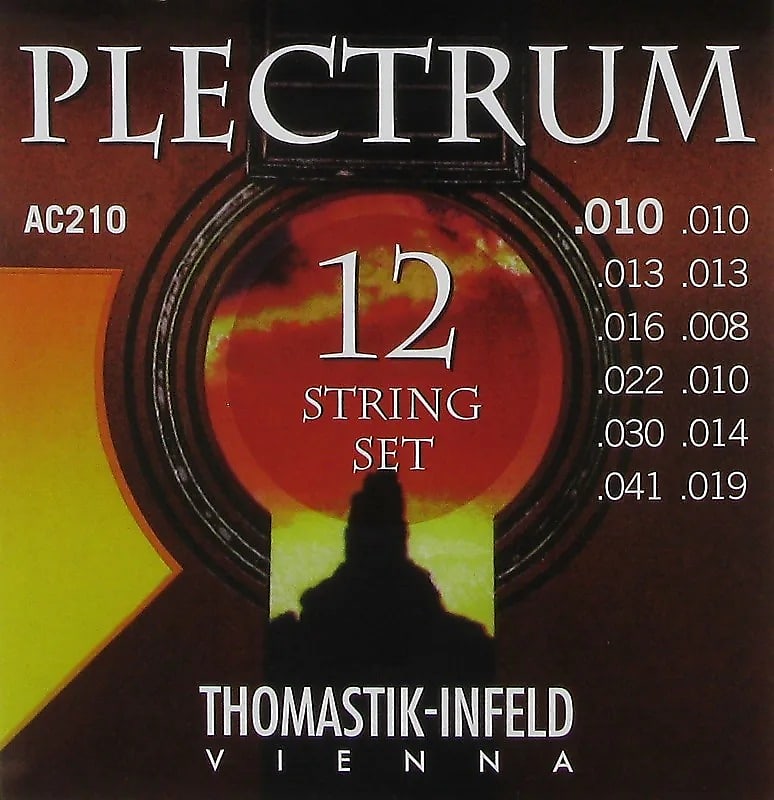 Thomastik Infeld AC210 Plectrum 12 String Plain Steel Acoustic