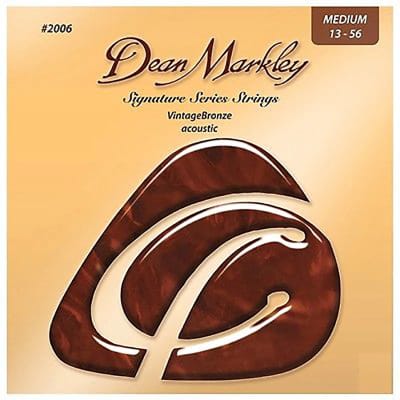 Dean Markley Signature Series Vintage Bronze Med 13-58 Acoustic Strings for sale