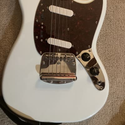 Squier kurt cobain MOD mustang Sonic blue | Reverb
