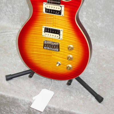 Hamer Flat Top SFTF-CS-D electric guitar in Sunburst finish | Reverb