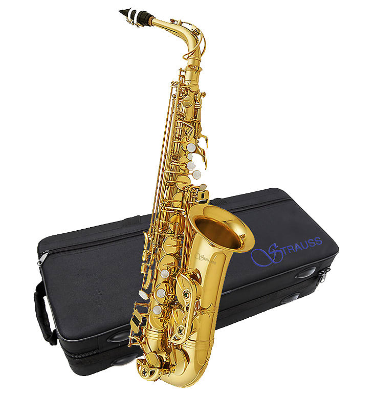 STRAUSS Student / Intermediate Alto Saxophone Outfit image 1