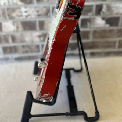 Berly T Bender Telecaster w/ Glaser B/G bender 2022 - Candy Apple Red over 3-tone Sunburst image 6