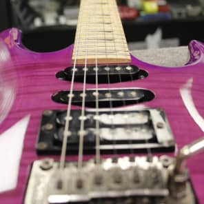 RARE Trans Purple Kramer Striker 211 with Floyd Rose | Reverb