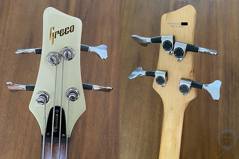 Greco Phoenix Bass, PXB-400, Champagne Gold Silver, MIJ, 2002