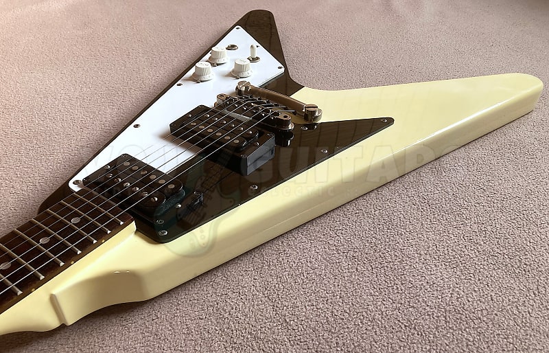 GRECO MSV-850 1982 VINTAGE FUJIGEN FLYING V - RARE MICHAEL SCHENKER MODEL  ***DRY-Z PICKUPS***