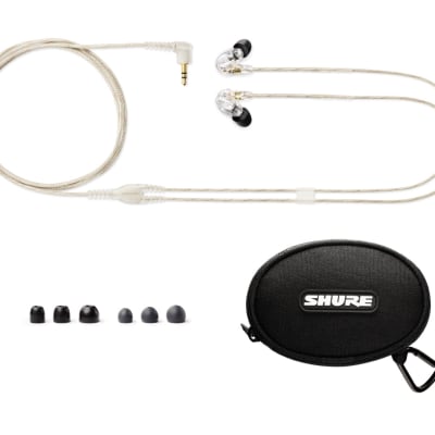 Shure SE215-CL Sound Isolating Earphones - Clear image 1