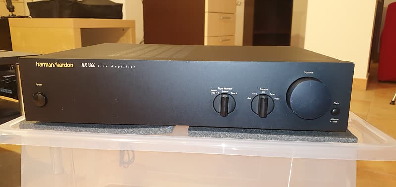 Harman Kardon HK1200  Stereo Line Amplifier 1996-97 - black  			