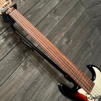 Sadowsky SMX MetroExpress Vintage JJ 5-String Fretless Tobacco Sunburst Electric Bass Guitar image 12