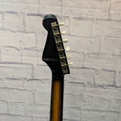 Teisco Vintage 1960s E-100 Double Cut Single Pickup Electric Guitar image 6