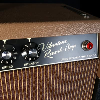 USED Louis Electric Vibrotone Evertone Reverb Amp Guitar Amplifier image 2