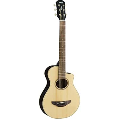 Yamaha APXT2 3/4-size Thin-line Cutaway Acoustic-Electric Guitar - Natural image 3
