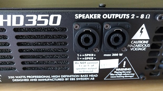 EBS, HD 350, Bass Guitar Amp, Excellent! | Reverb