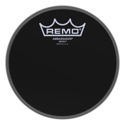 Remo Ebony Ambassador 6" Drum Head image 1