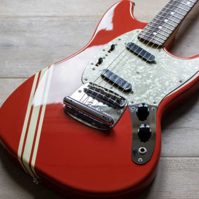 🇯🇵 Fender Mustang Reissue Competition MIJ Japan Fiesta Red 2007-2010 MG-73 CO FRD image 5