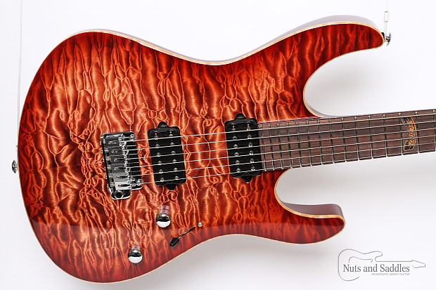 Suhr Modern Set Neck 2010 Limited Edition, Serial #1 – Faded Trans Wine Red Burst w/LE HSC image 1
