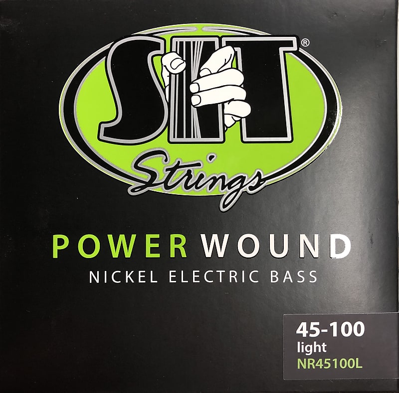 S.I.T. Strings Power Wound Nickel Bass Light 45-100 NR45100L image 1