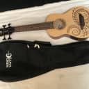 LUNA Uke BASS Tattoo 4-string electric ukulele BASS - Spruce Top - new w/GIG BAG
