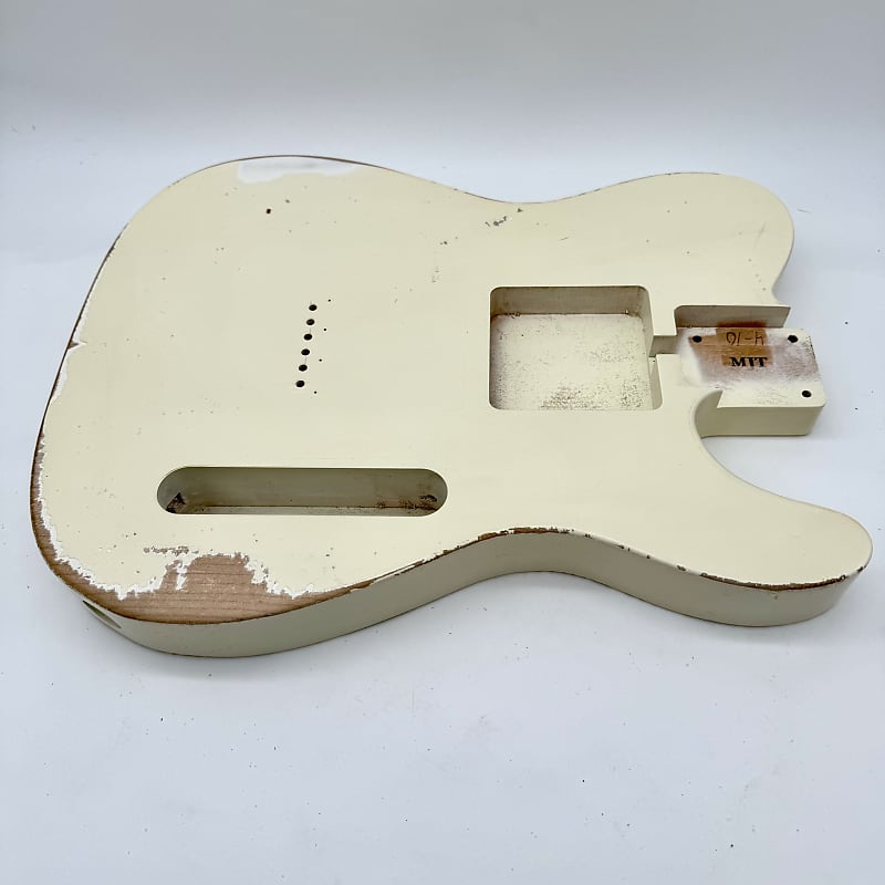 MJT USA Telecaster Relic Body Alder Vintage White New MJT4164