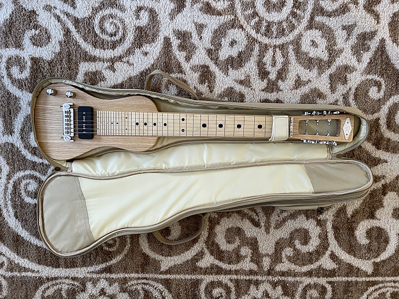 SX Lap 2 Ash Natural Left Handed Electric Lap Steel Guitar Reverb