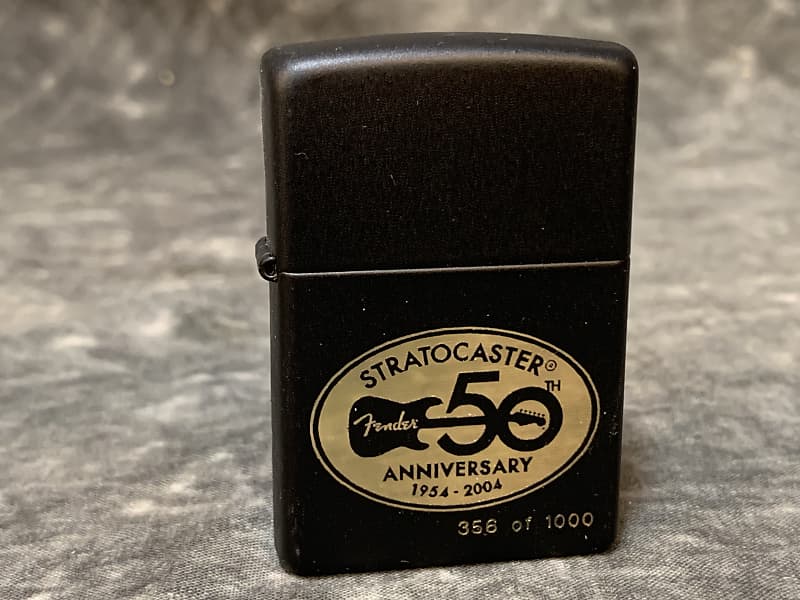 Fender 50th Anniversary Zippo Lighter 2004 | Reverb