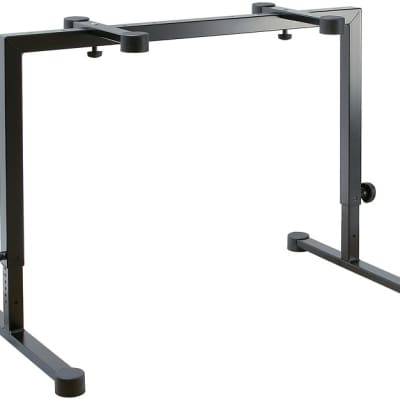 K&M 18810 Omega Table-Style Keyboard Stand - Black image 1