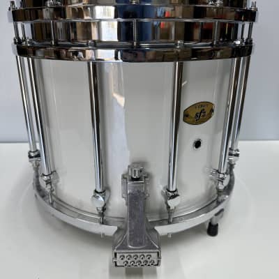 Yamaha Marching Snare Drum MS-9314CHW - White image 2