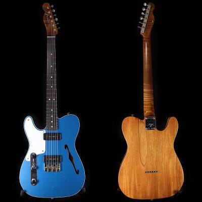 Fender Custom Shop LTD P90 Thinline Telecaster Lake Placid Blue  lefty lefthanded LH image 2