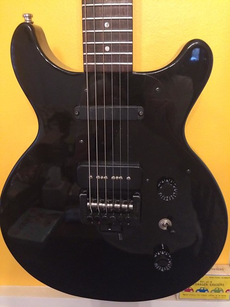 Gibson les paul jr dc pro 1988 Black Gloss | Reverb
