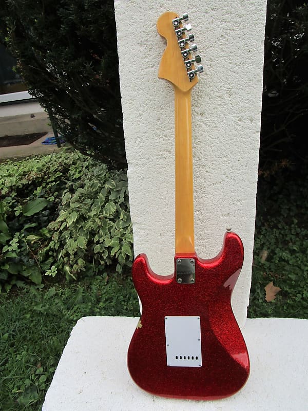 John Bennet Stratocaster Guitar, Mid- 70's, Japan, Red