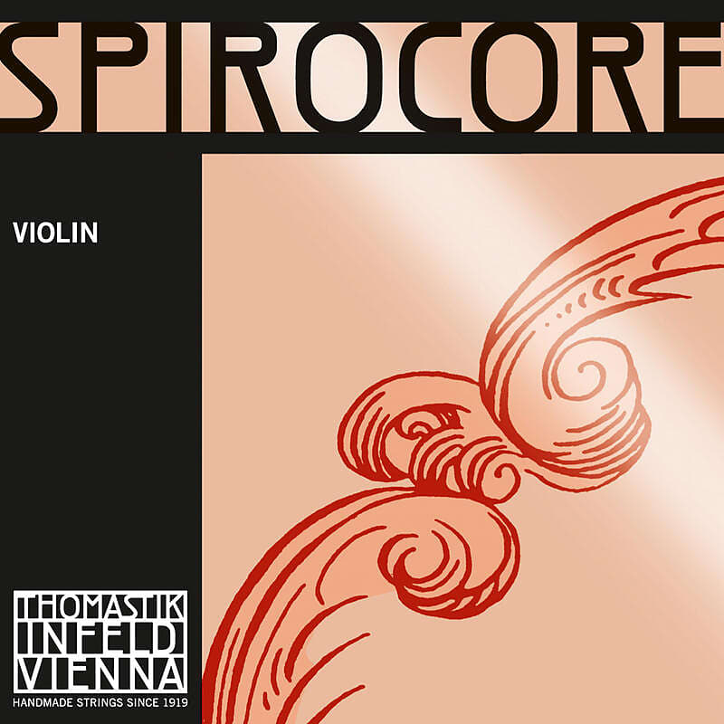 Thomastik-Infeld S512 Spirocore Chrome Wound Spiral Core 1/2 Violin String - D (Medium) image 1