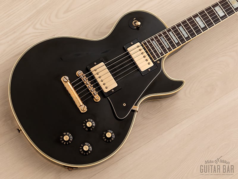 1980 Greco EG800C Custom Black Beauty w/ Maxon PU-2 Humbuckers ...