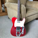 Candy Apple Red ~ Fender Telecaster Electric Guitar with Bigsby Bridge, Crafted In Japan, CIJ