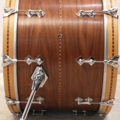 Craviotto 22/13/16" Solid Walnut Drum Set - Video. Signed Shells, ex Blackbird Studio Kit #340 2012 image 7
