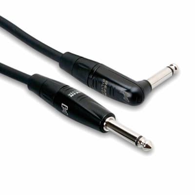 Hosa REAN Straight to Right Angle Pro Guitar Cable 10 Feet Free Shipping image 2