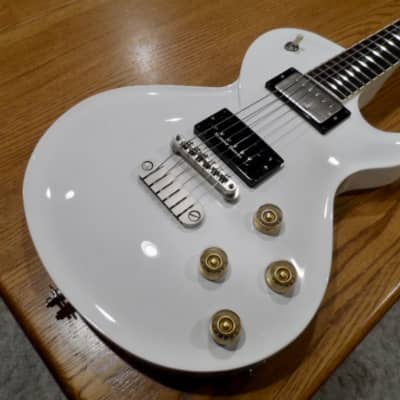 Dean Soltero Electric Guitar Gloss White 2008 with Upgrades Seymour Duncan SH-12 George Lynch Screamin' Demon Humbucker Pickup Push Pull Coil Splitting Pots Strap Locks image 5