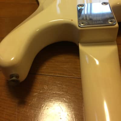 1985 Tokai Limited Edition Superstrat, MIJ, Cream with matching neck and headstock, leather gigbag Bild 15
