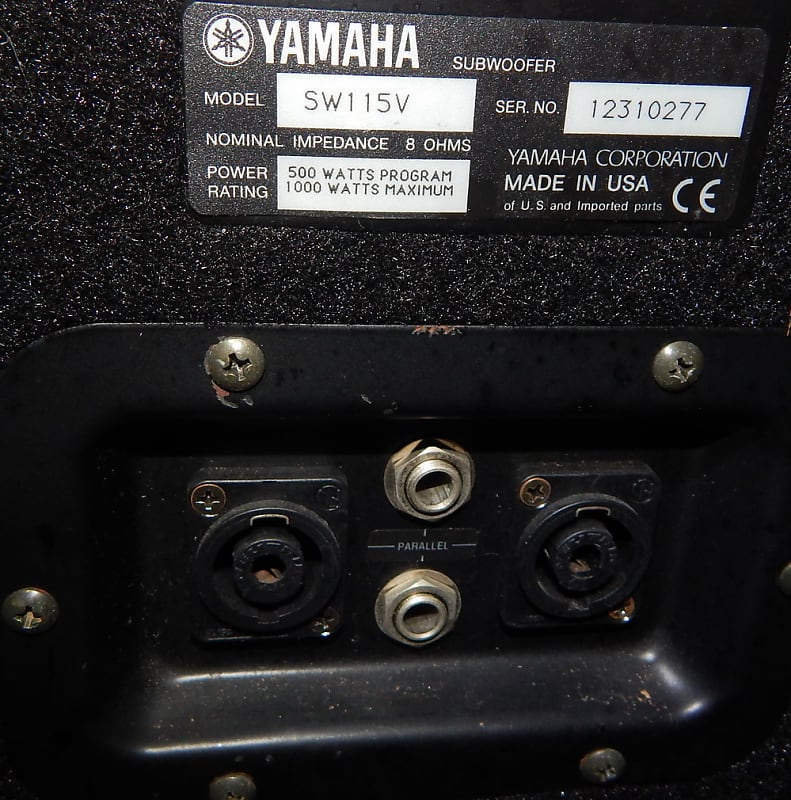 Yamaha SW115V passive 15