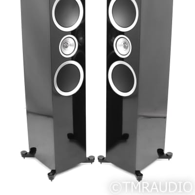 KEF R900 Floorstanding Speakers; Gloss Black Pair image 1