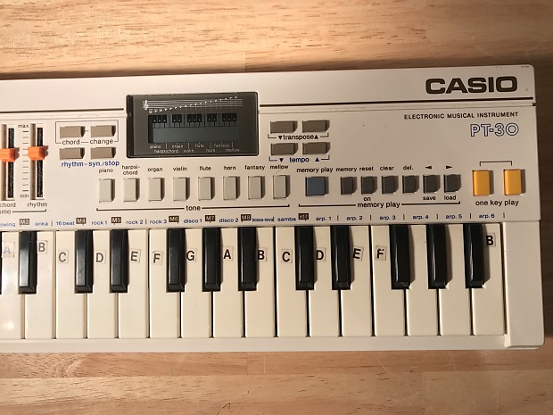 鍵盤楽器 CASIO PT-30 vintage synth Casio PT-30 - YouTube