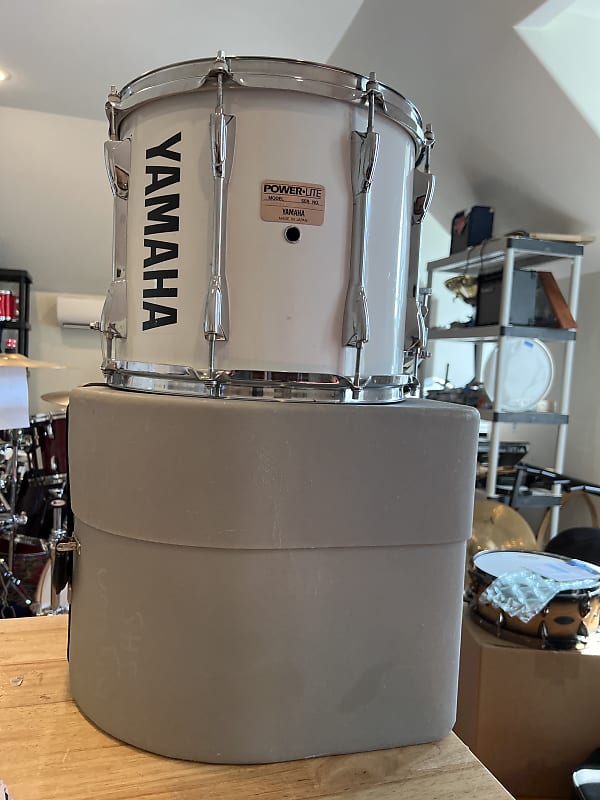 Yamaha 13” Power-Lite Marching snare - White image 1
