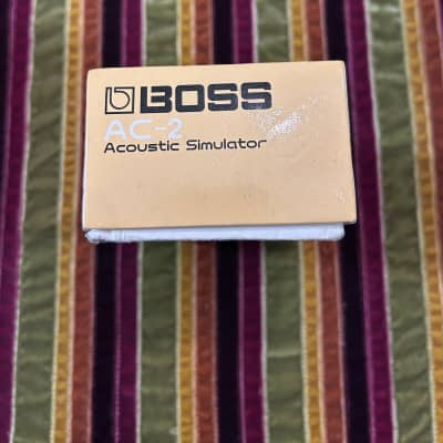 Boss AC-2 Acoustic Simulator (Silver Label) 1997 - 2006 - Yellow W/ Box image 13
