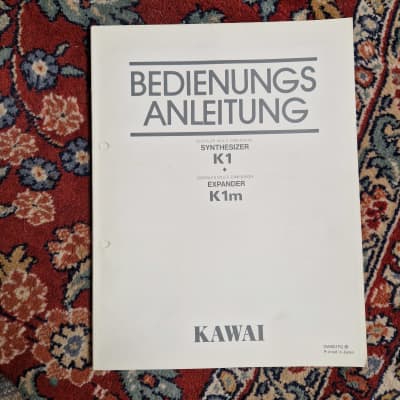 Kawai K1 K1m User Manual German French Bedienungsanleitung Original