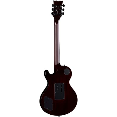 Dean TB Select Floyd QM Guitar, Ebony Fretboard, Quilt Maple Natural Black Burst image 2
